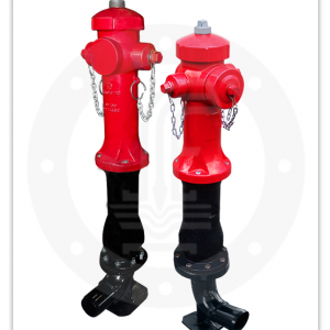 Hidrante tipo c, con codo liso de 2 o 3 bocas