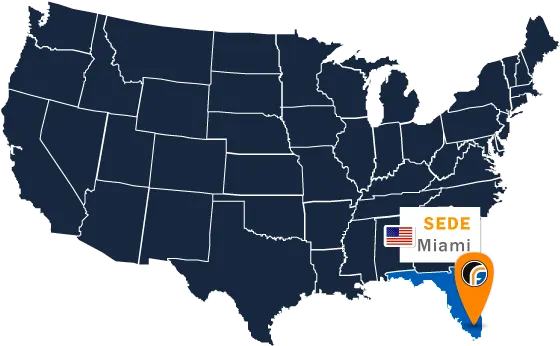 MAPA DE ESTADOS UNIDOS UBICACIÓN FIMACA