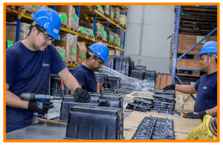 Ensamble de productos